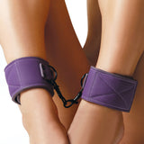 Lust Bondage Ankle Cuffs in Purple