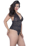Ebony Lace and Ribbon Teddy in OSXL