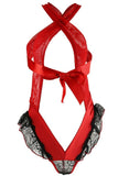 Wrap You Up Red Satin Bow Teddy in OS