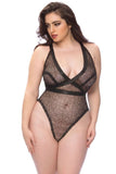 Aubriana Black Pothole Teddy in 2X