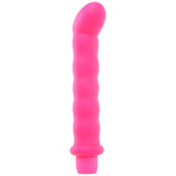 Neon Ribbed G-Spot Vibe in Pink