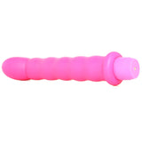 Neon Ribbed G-Spot Vibe in Pink