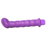 Neon Ribbed G-Spot Vibe in Purple