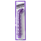 Neon Ribbed G-Spot Vibe in Purple