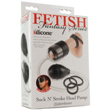 Fetish Fantasy Suck N' Stroke Head Pump in Black