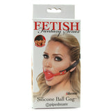 Fetish Fantasy Silicone Ball Gag in Red