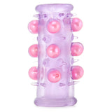 Silicone Lil' Pearl Pleasure Sleeve in Purple