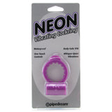 Neon Vibrating Cock Ring in Purple