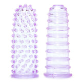 Jelly Finger Stimulators in Purple
