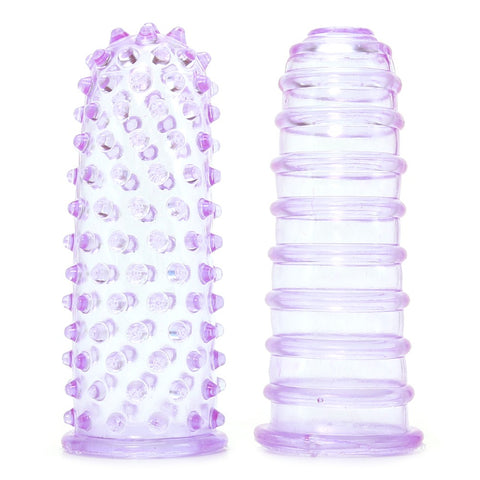 Jelly Finger Stimulators in Purple