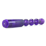 Waterproof Flexible Vibrating Anal Beads in Purple