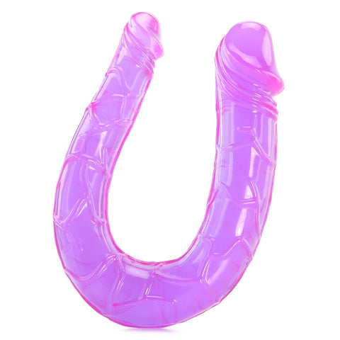 Lucky Lady Dual Stimulator Dildo in Purple