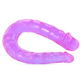 Lucky Lady Dual Stimulator Dildo in Purple