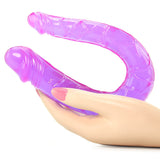 Lucky Lady Dual Stimulator Dildo in Purple