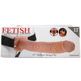 Fetish Fantasy 11" Hollow Strap-On in Flesh