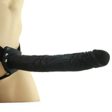 Fetish Fantasy 11" Vibrating Hollow Strap-On in Black