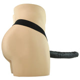 Fetish Fantasy 11" Vibrating Hollow Strap-On in Black