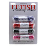 Fetish Fantasy Mini Silk Rope Sampler 4 Pack