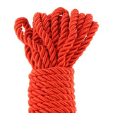 Fetish Fantasy Deluxe 32' Silky Rope in Red