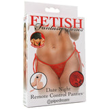 Date Night Remote Control 10X Panties in Red