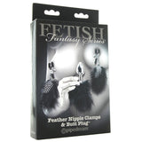 Feather Nipple Clamps & Butt Plug