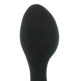 Ass-Gasm Vibrating Cock Ring Plug in Black