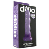 Dillio 6" Twister Dildo in Purple