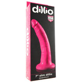 Dillio 7" Slim Dildo in Hot Pink