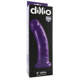 Dillio 8" Dildo in Purple