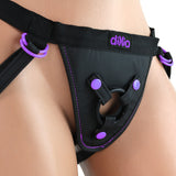 Dillio Perfect Fit Harness in Black/Purple