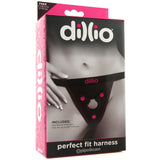 Dillio Perfect Fit Harness in Black/Pink