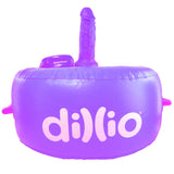 Dillio Vibrating Inflatable Hot Seat in Purple