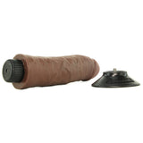 King Cock 8" Vibrating Dildo in Brown