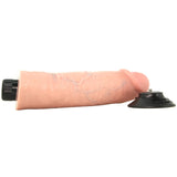 King Cock 10" Vibrating Dildo in Flesh Tone