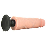 King Cock 10" Vibrating Dildo in Flesh Tone