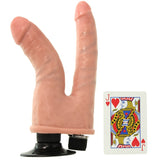 King Cock Vibrating Double Penetrator in Flesh