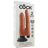 King Cock Vibrating Double Penetrator in Flesh