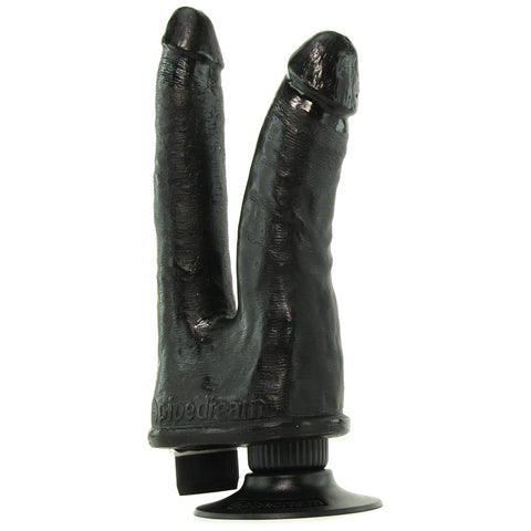 King Cock Vibrating Double Penetrator in Black