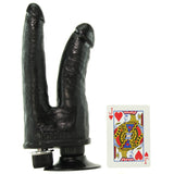 King Cock Vibrating Double Penetrator in Black