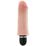 King Cock 5" Vibrating Stiffy in Vanilla