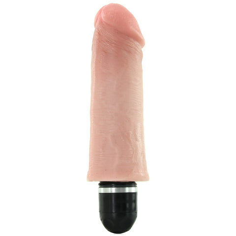 King Cock 5" Vibrating Stiffy in Vanilla