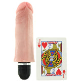 King Cock 5" Vibrating Stiffy in Vanilla