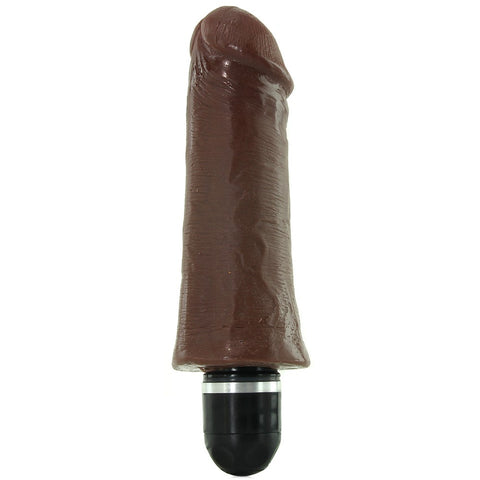 King Cock 5" Vibrating Stiffy in Brown