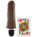 King Cock 5" Vibrating Stiffy in Brown