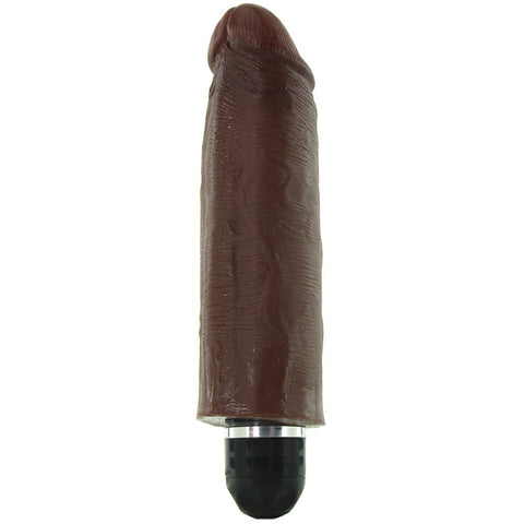 King Cock 6" Vibrating Stiffy in Brown