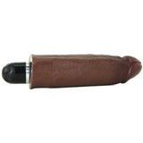 King Cock 6" Vibrating Stiffy in Brown