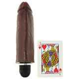 King Cock 6" Vibrating Stiffy in Brown