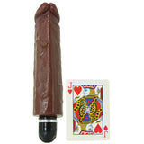 King Cock 7" Vibrating Stiffy in Brown