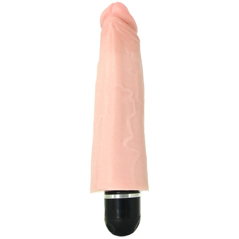 King Cock 8" Vibrating Stiffy in Vanilla