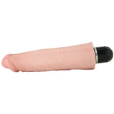 King Cock 8" Vibrating Stiffy in Vanilla